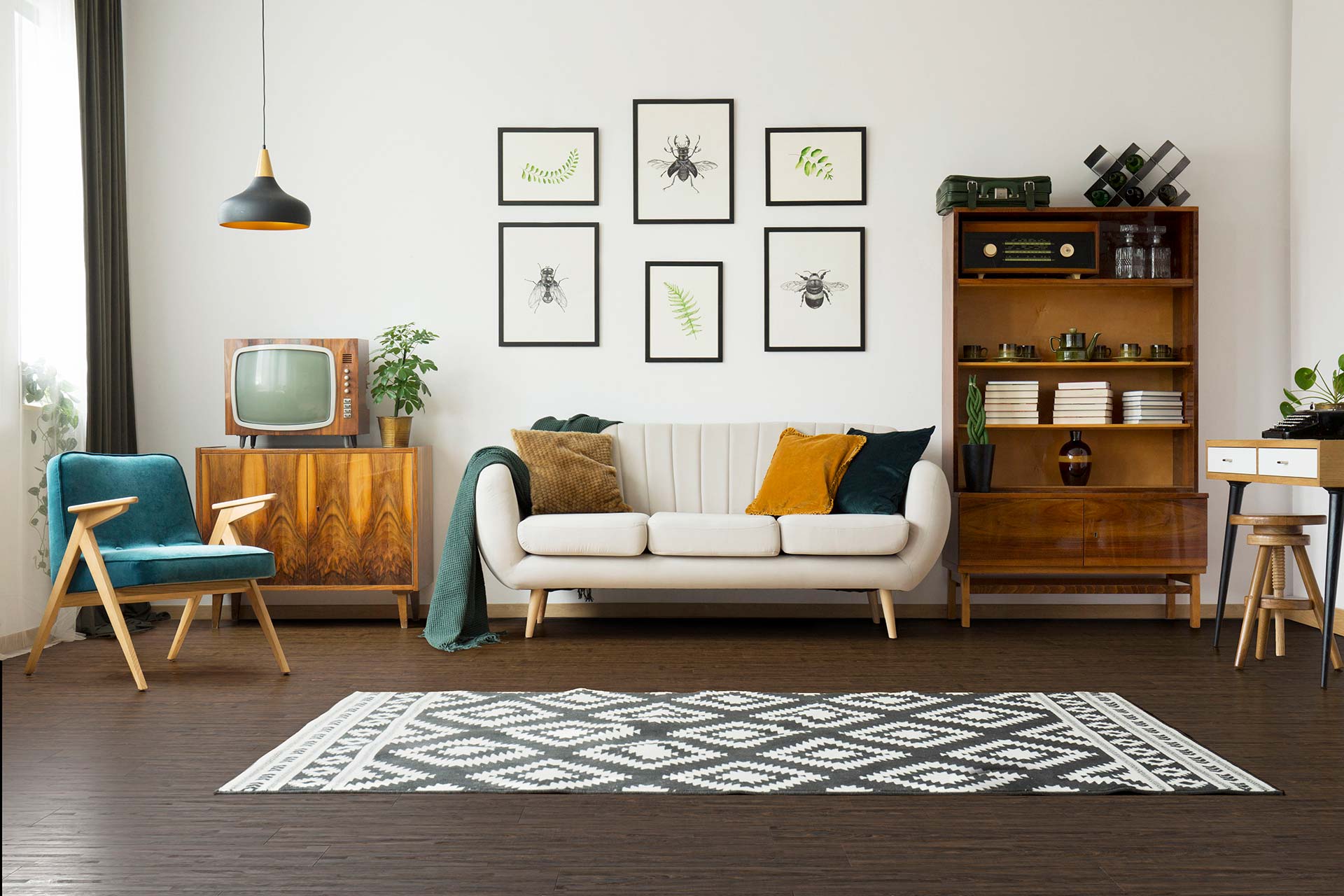 American Walnut — Deep Emboss room scene