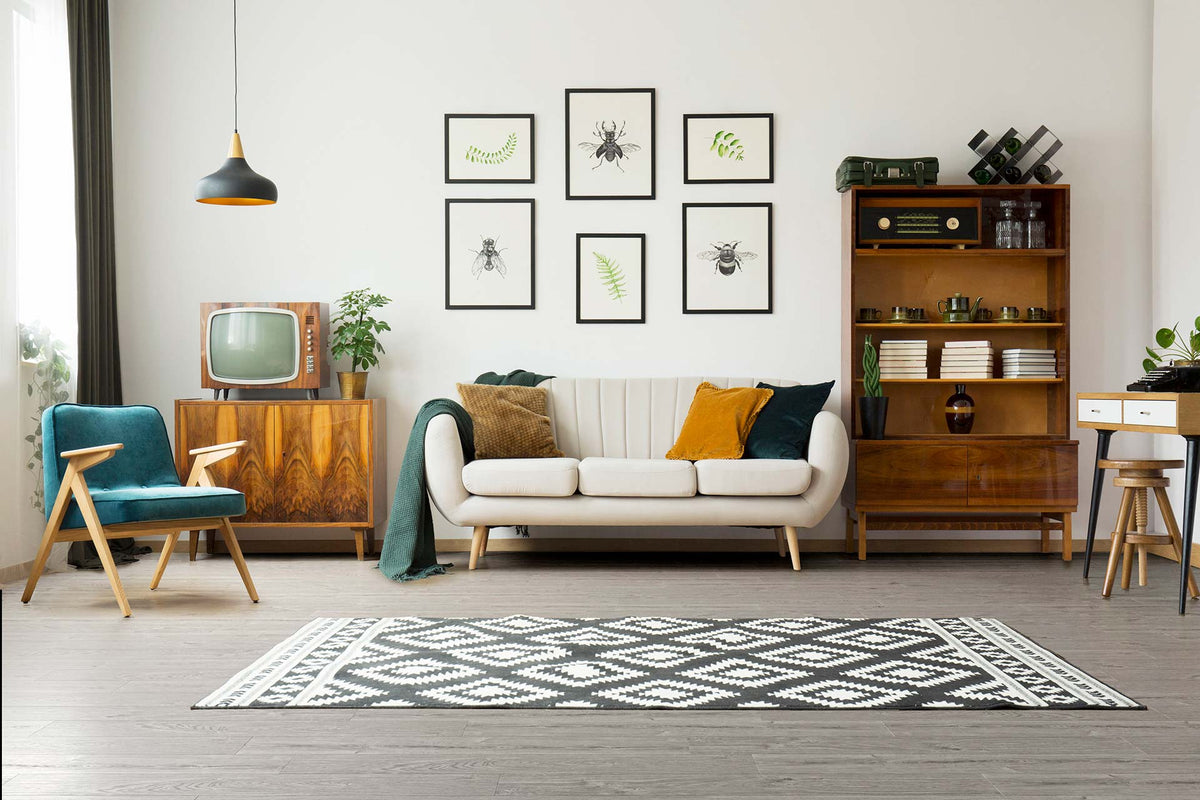 Grey Oak — Deep Emboss room scene