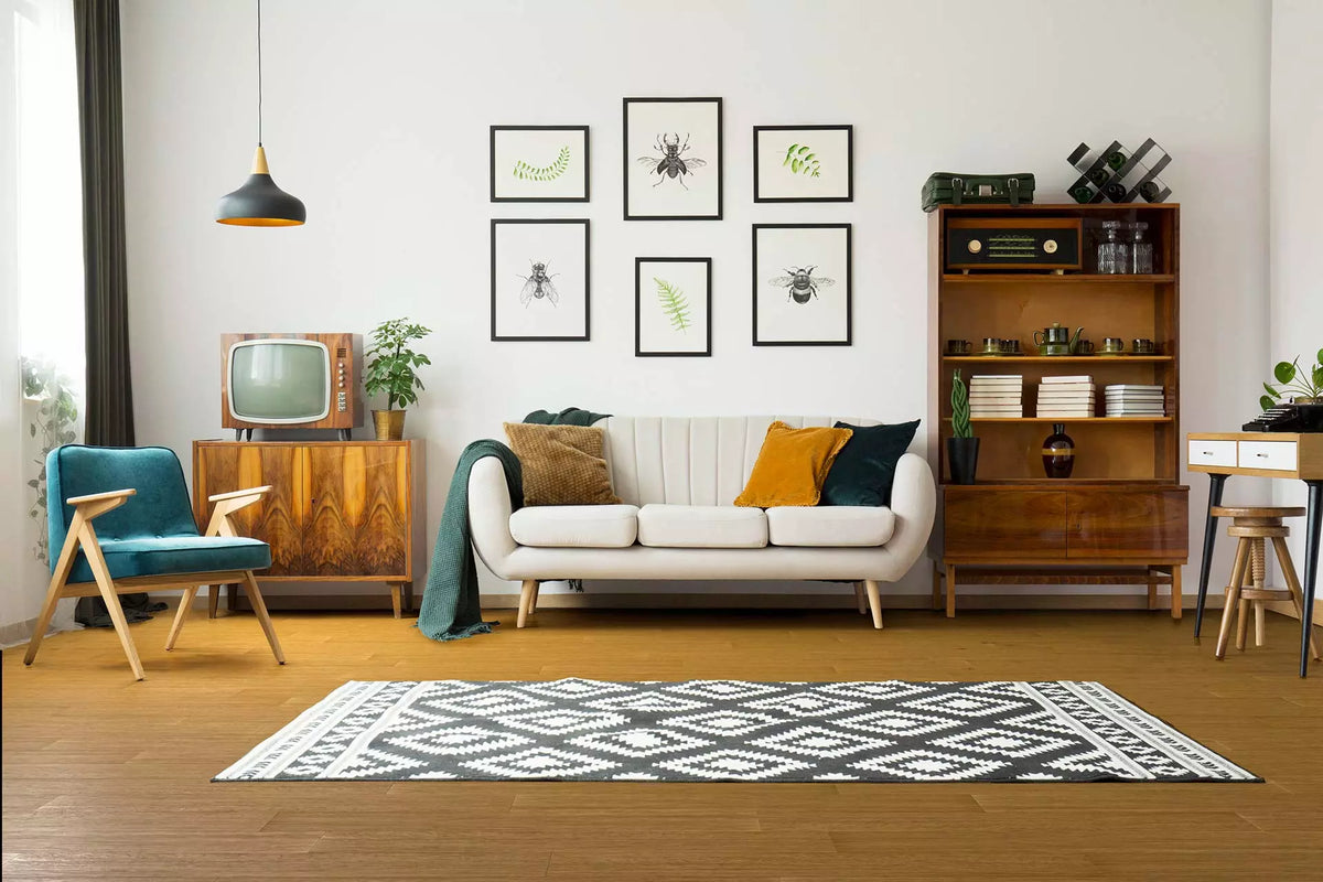 Oak — Deep Emboss room scene