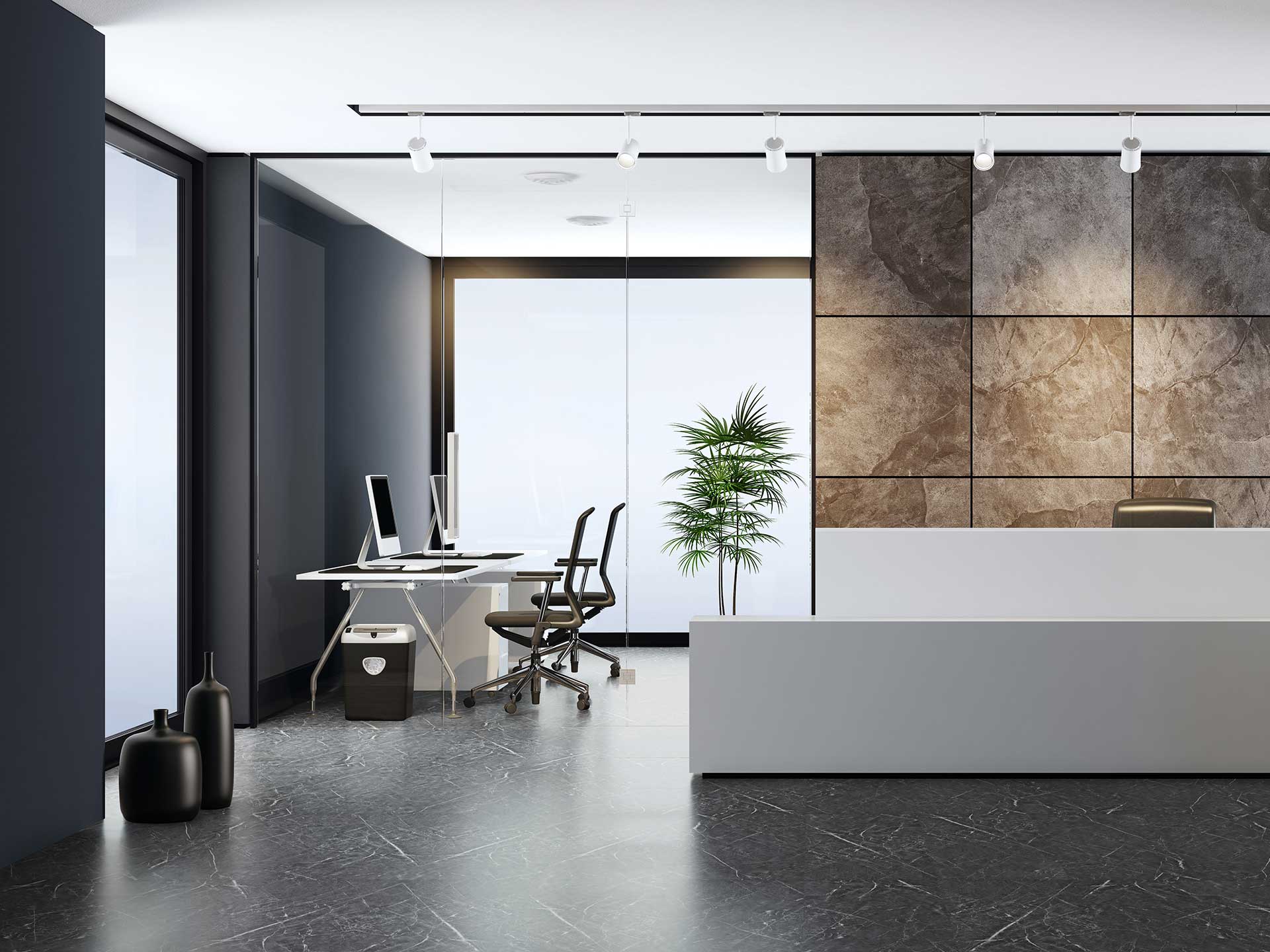 Portofino Nero — Portofino room scene