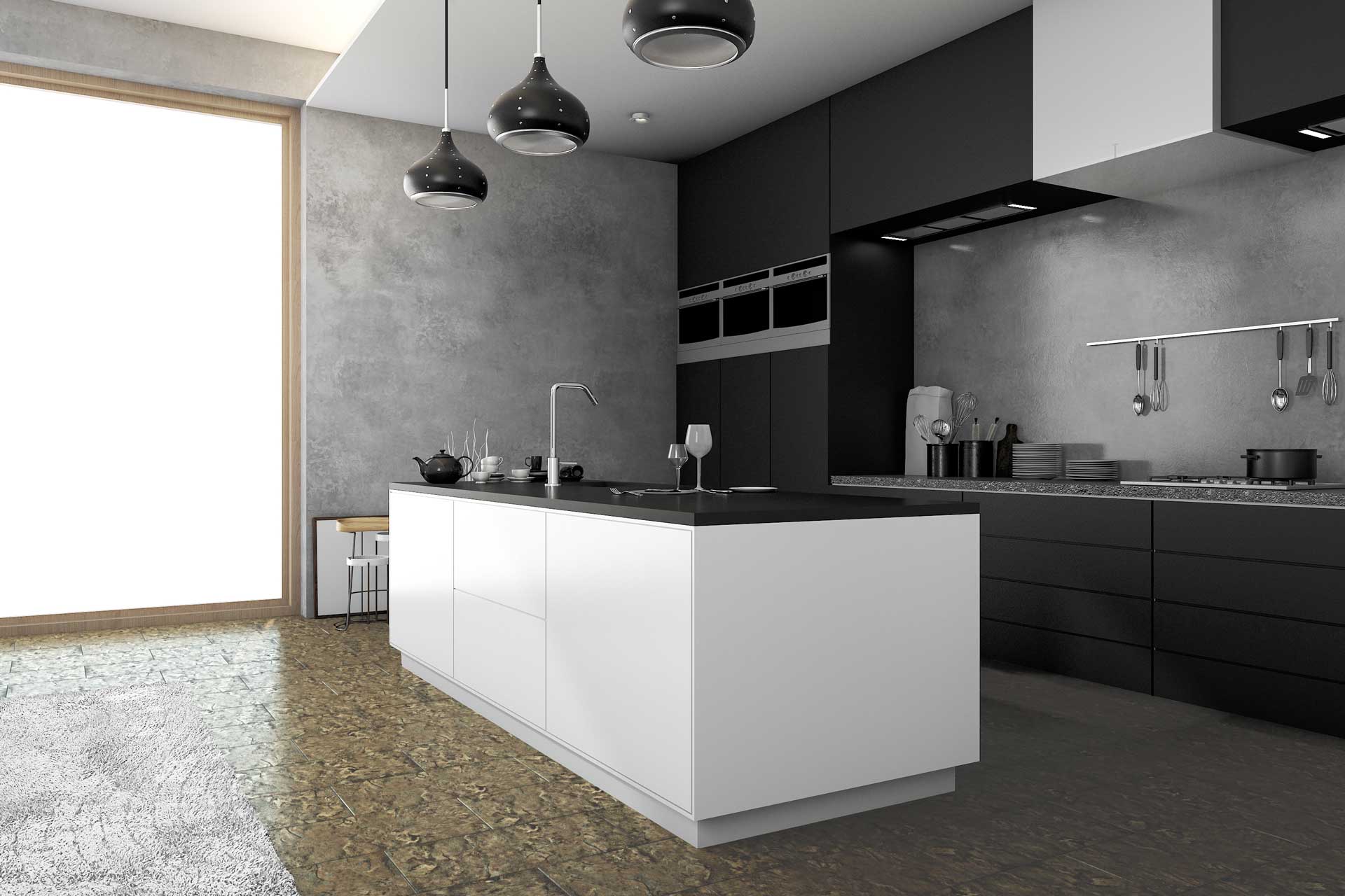 Dorset Slate — Shale Finish room scene