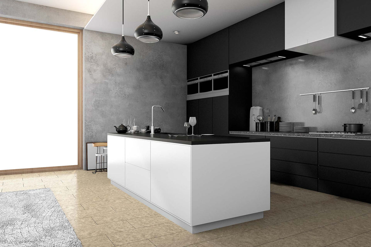 Roman Slate — Shale Finish room scene