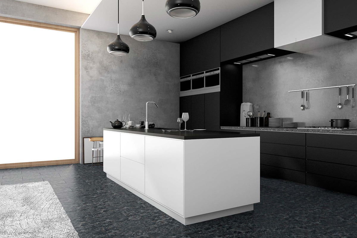 Volcanic Slate — Shale Finish room scene