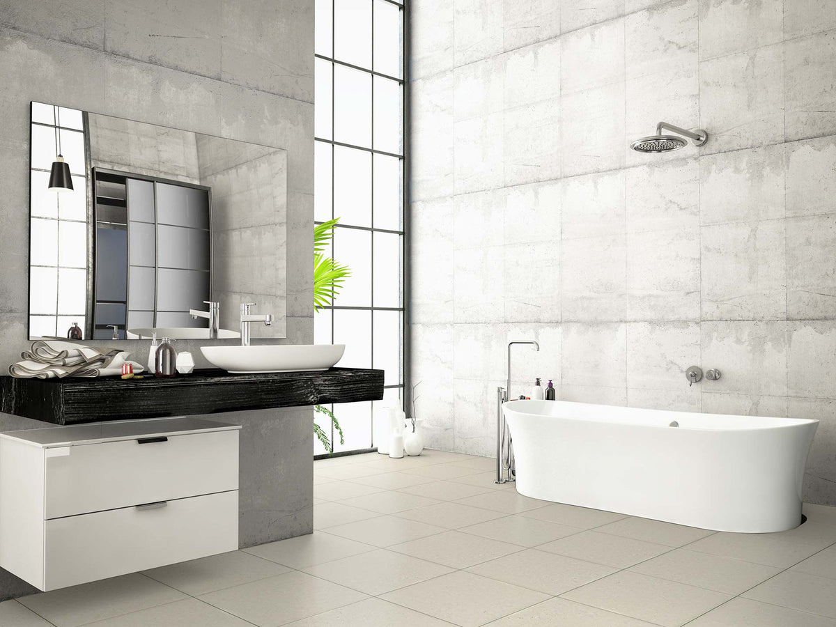 Dolomite Ice — Stone & Granite room scene