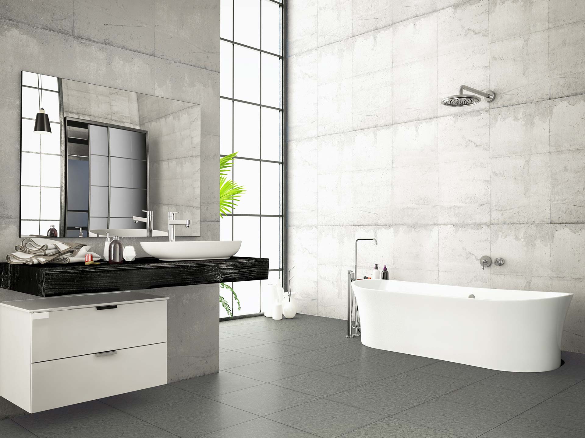 Genoa Grey — Stone & Granite room scene