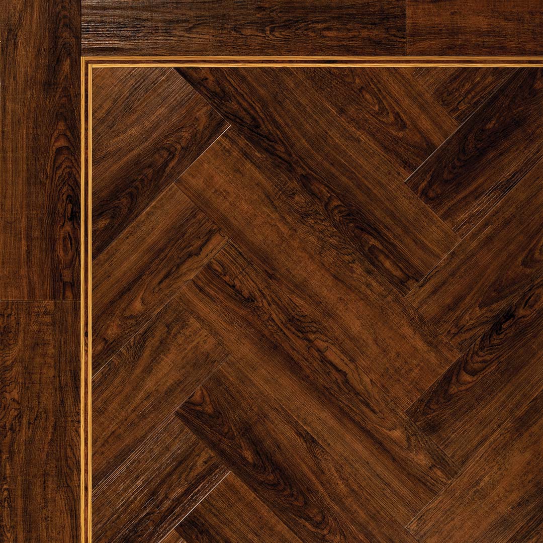 American Walnut Herringbone — Herringbone swatch