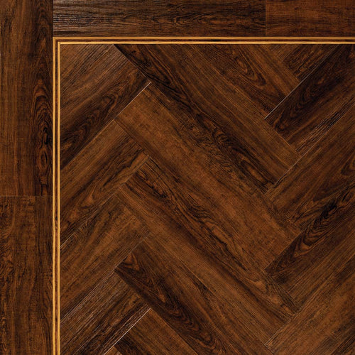 American Walnut Herringbone — Herringbone swatch
