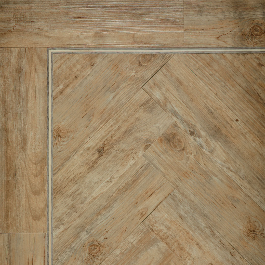 White Oak Herringbone — Herringbone swatch